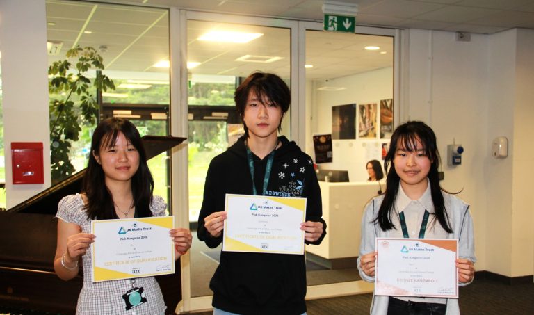 CATS Cambridge Students Shine in the Pink Kangaroo 2026 Maths Competition